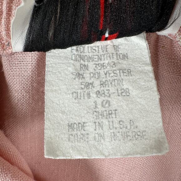 Cape Cod Womens Pants Pink Size 12 Stretch Elastic Waist Grandmacore Coastal - Picture 8 of 9